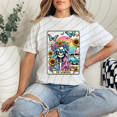 The Wanderer Tarot Direct-To-Film Transfer